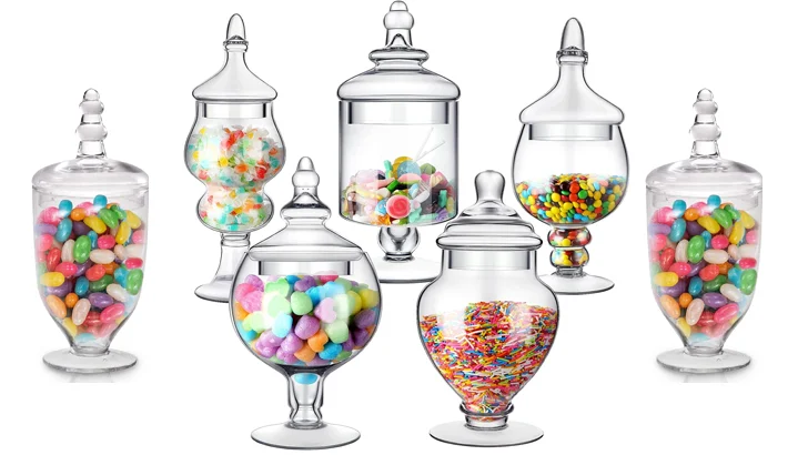 Glass Candy Jars Wholesale