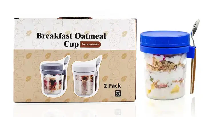 overnight oats jar