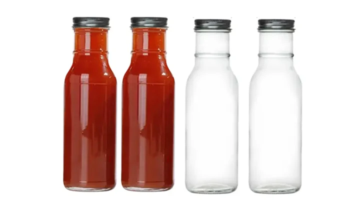 Glass Salad Dressing Bottle