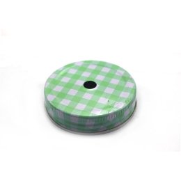 mason jar lid with straw hole