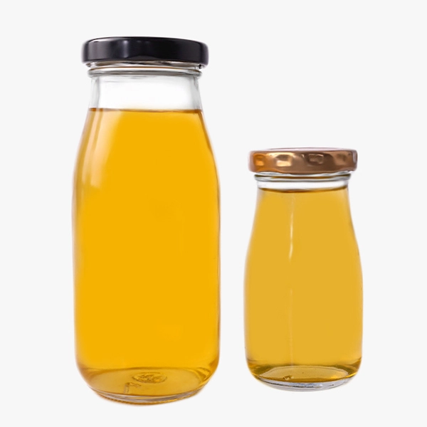 3 oz 8 oz Glass Juice Bottles with Lids