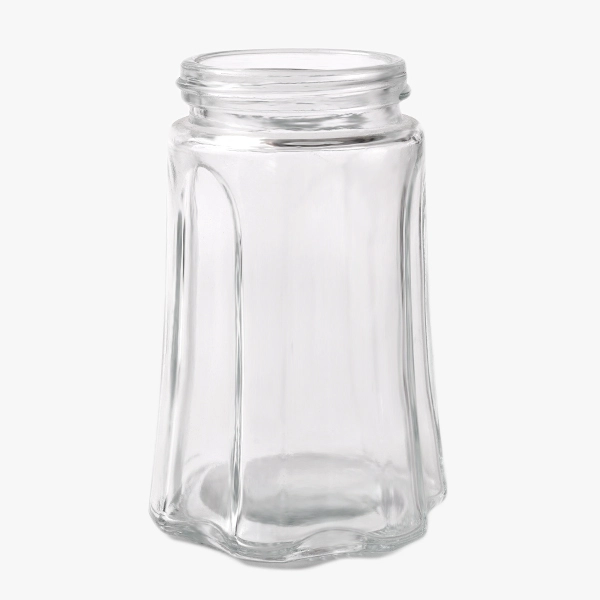 glass spice jars with stainless steel lid