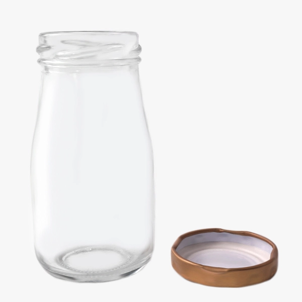 glass juice bottles with lids