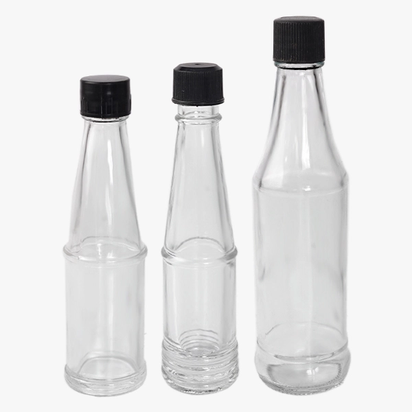 Glass Sauce Bottles for BBQ Ketchup Chili