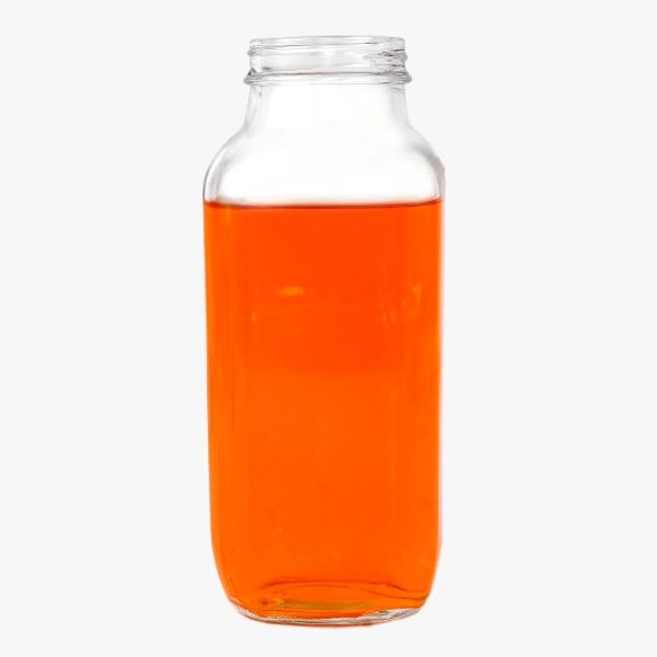 refillable clear glass milk bottles