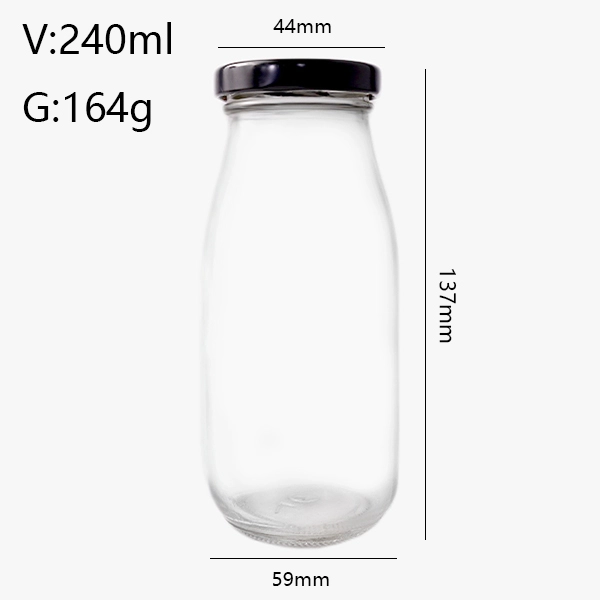 glass juice bottles with lids