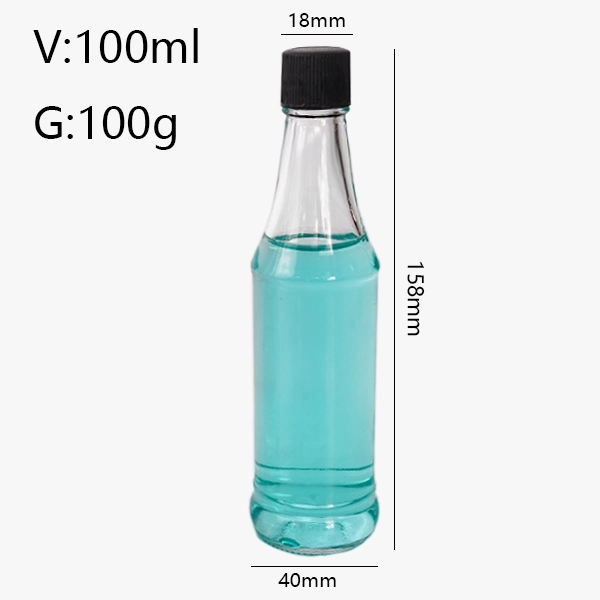 Glass Sauce Bottles for BBQ Ketchup Chili