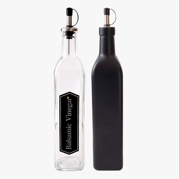 Glass Olive Oil Bottles with Spout 500ml