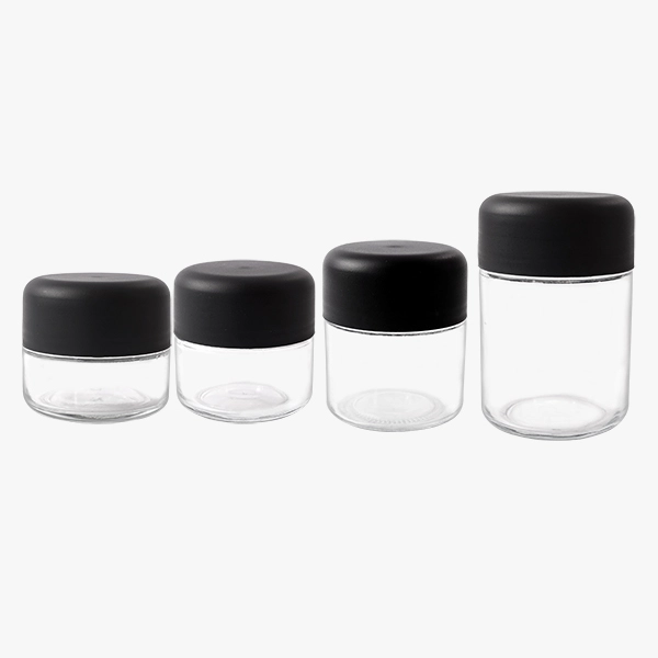 2oz 3oz 5oz Child Resistant Glass Jars with CR Lid